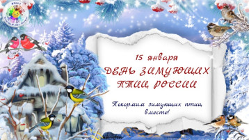 15 января - День зимующих птиц России 15 января - День зимующих птиц России.